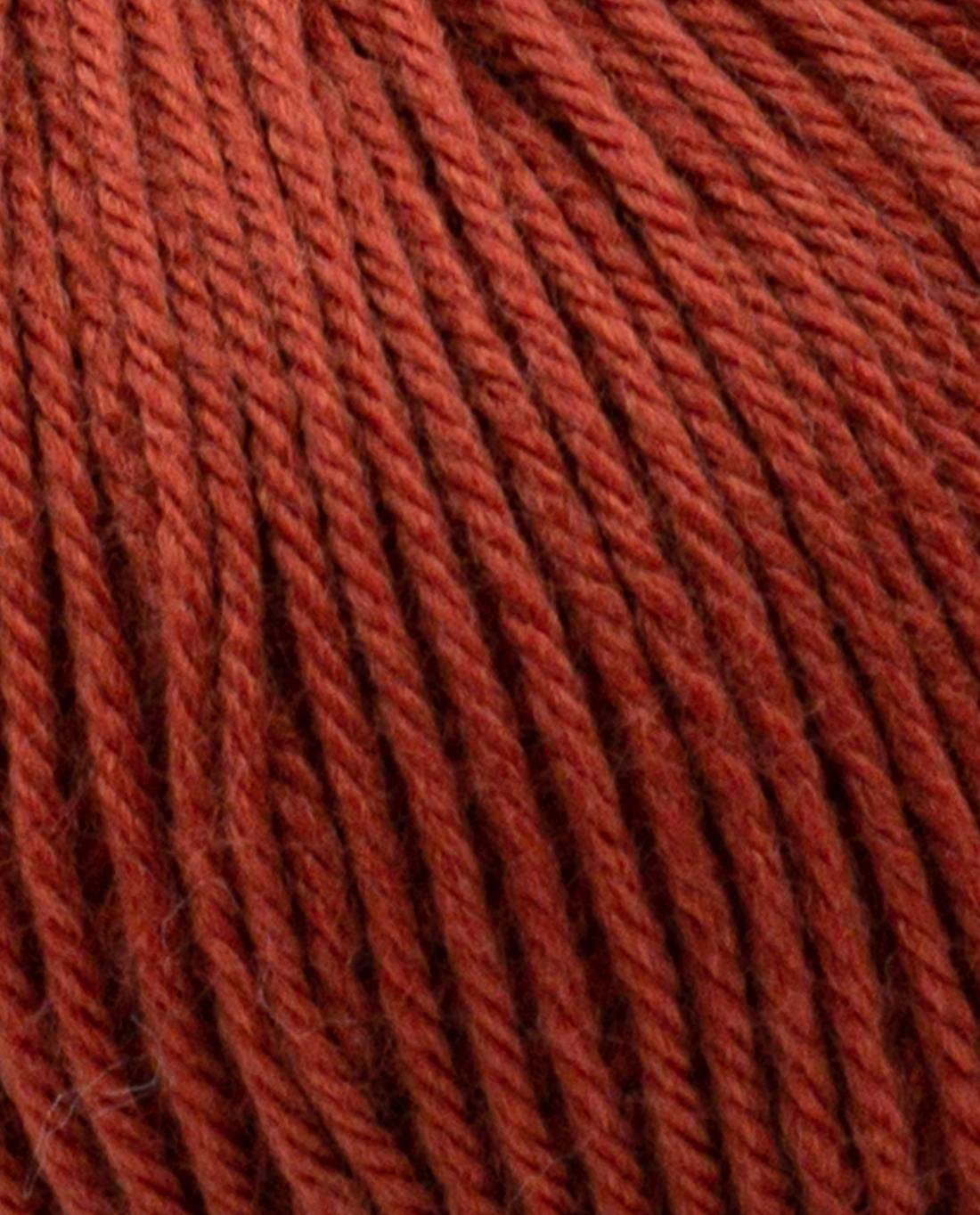 Phildar Phil Caresse 2033 Terracotta - close-up van het garen