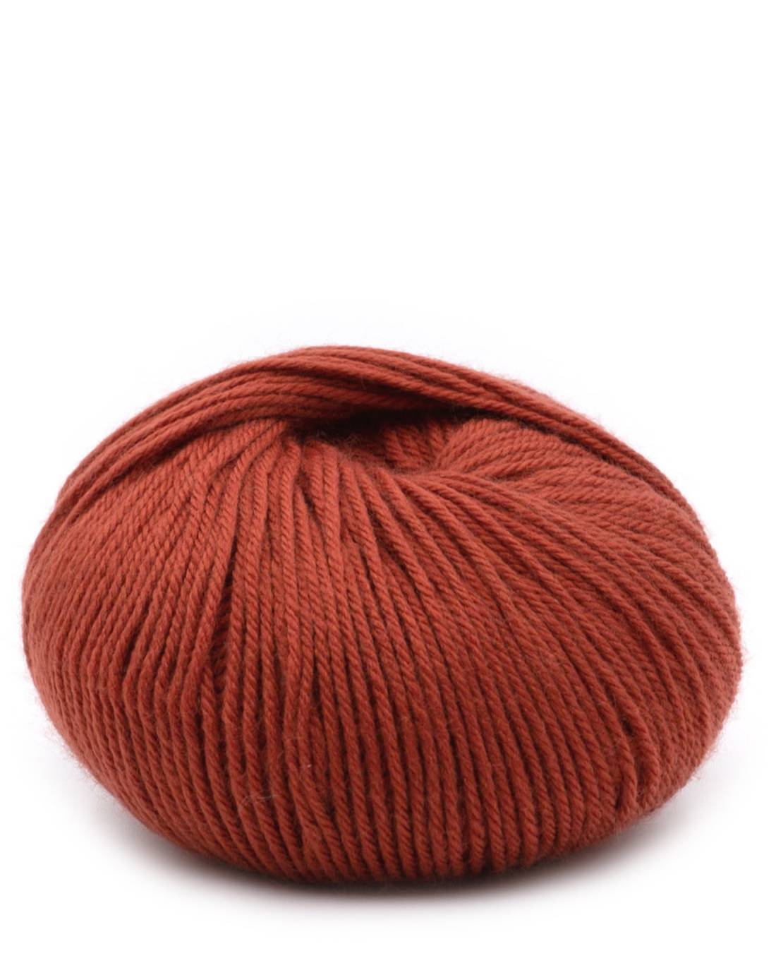 Phildar Phil Caresse 2033 Terracotta - garenbol vanuit een andere hoek