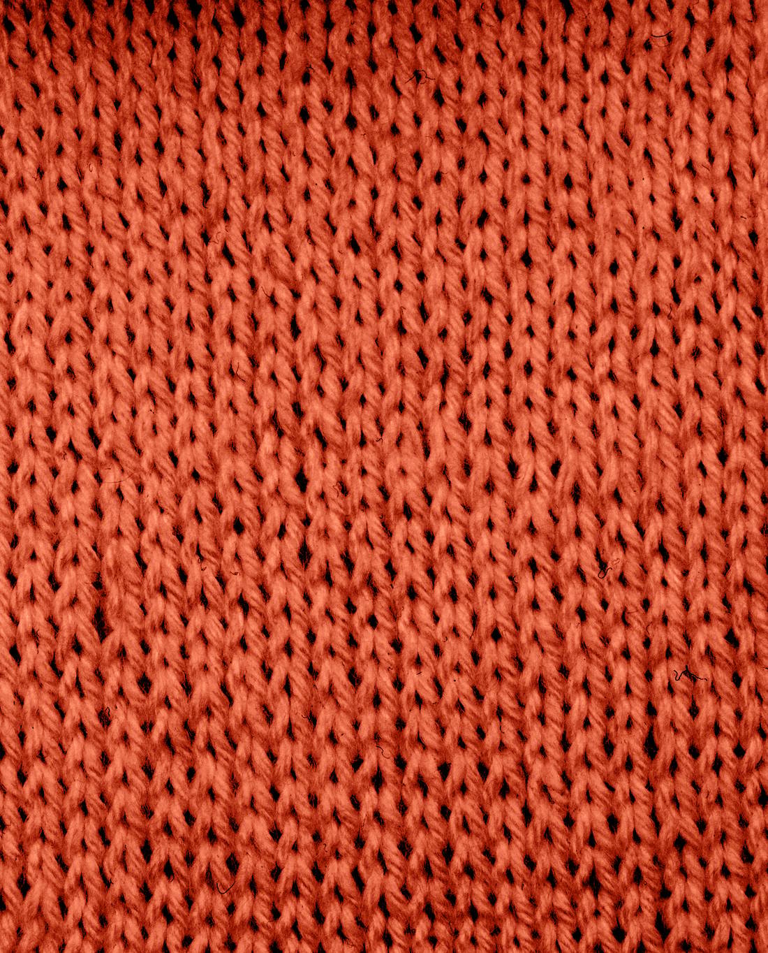 Phildar Phil Caresse 2033 Terracotta - gebreid proeflapje