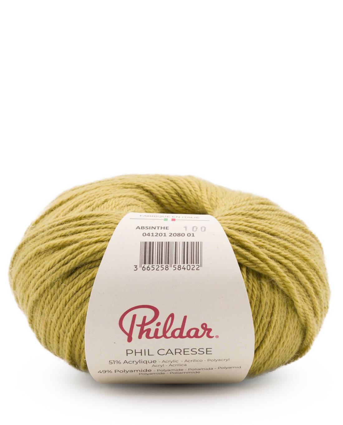 Phildar Phil Caresse 2080 Absinthe - garenbol