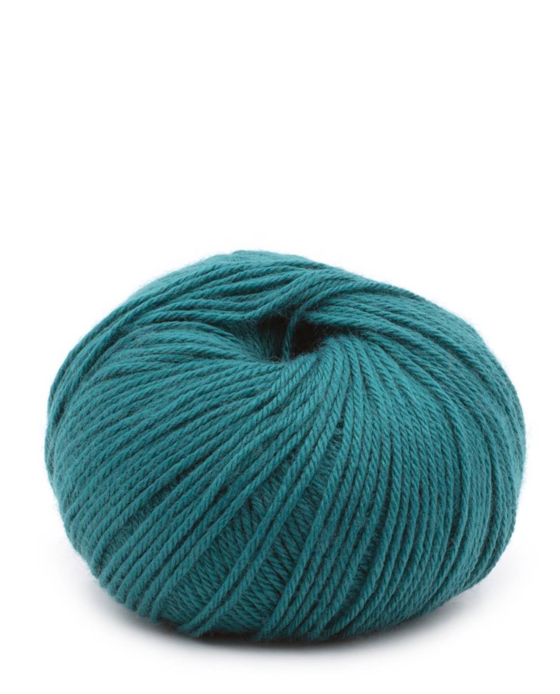 Phildar Phil Caresse 2099 Duck Blue - garenbol vanuit een andere hoek