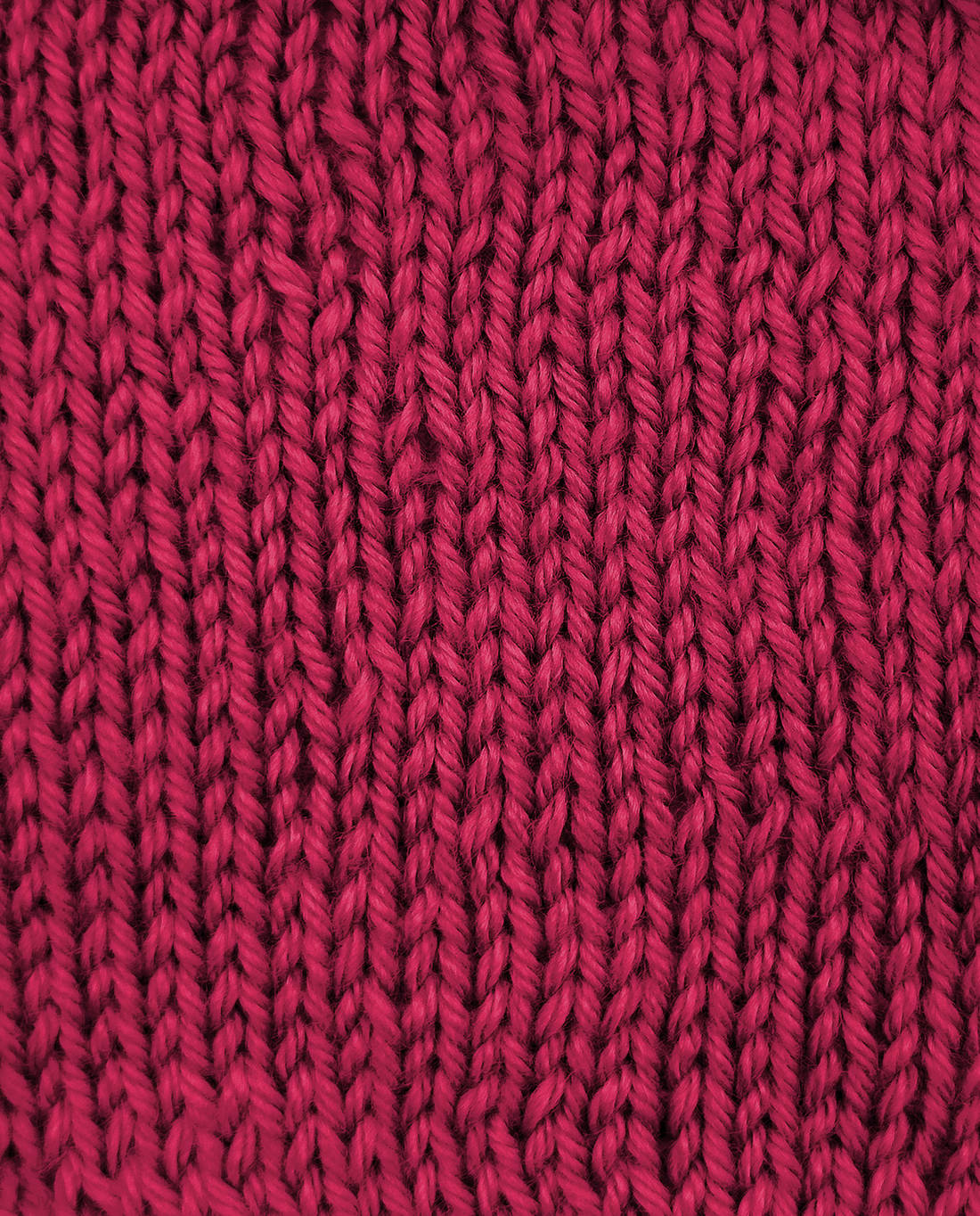 Phildar Phil Caresse 2187 Raspberry - gebreid proeflapje
