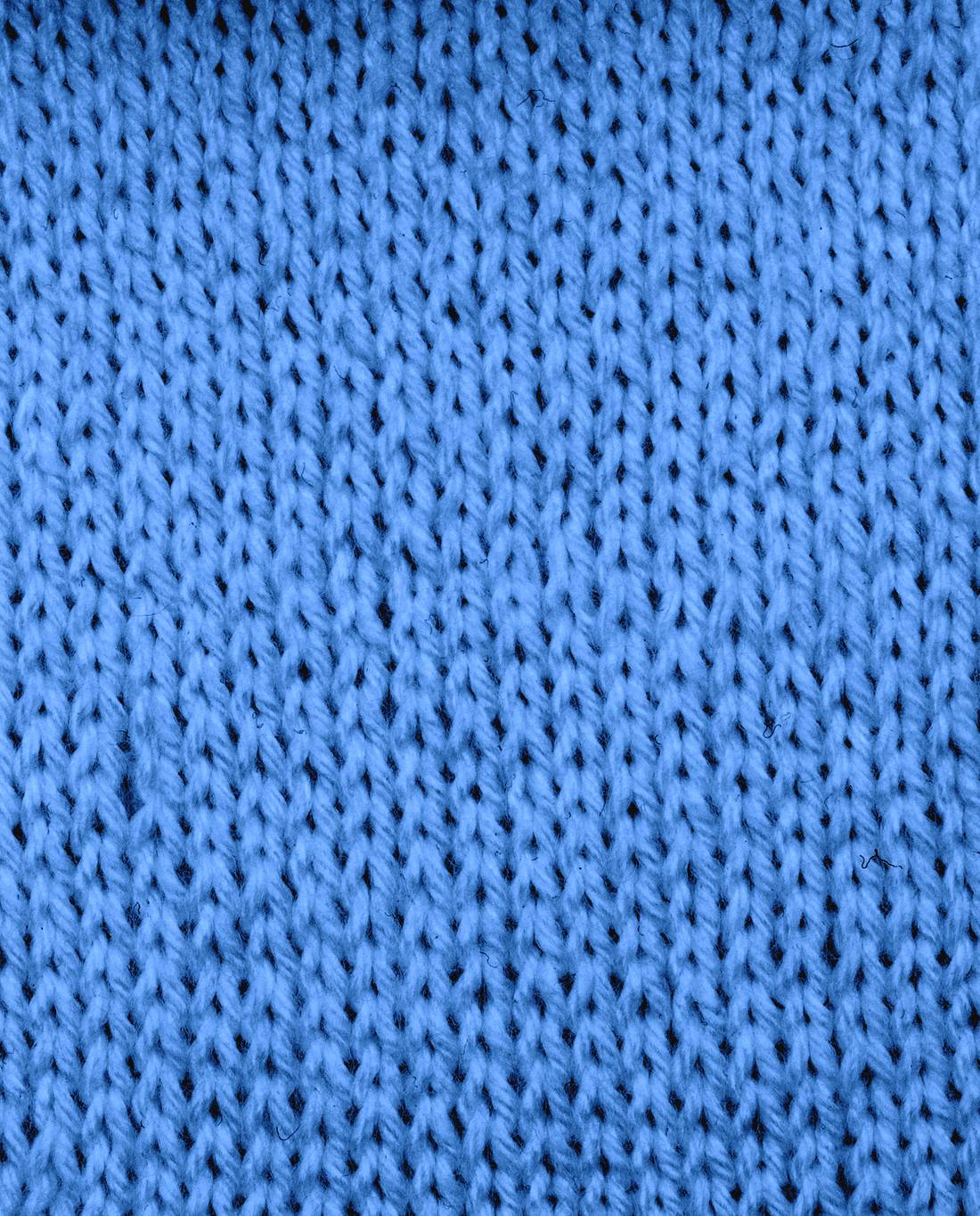 Phildar Phil Caresse 2315 Gitane Blue - gebreid proeflapje