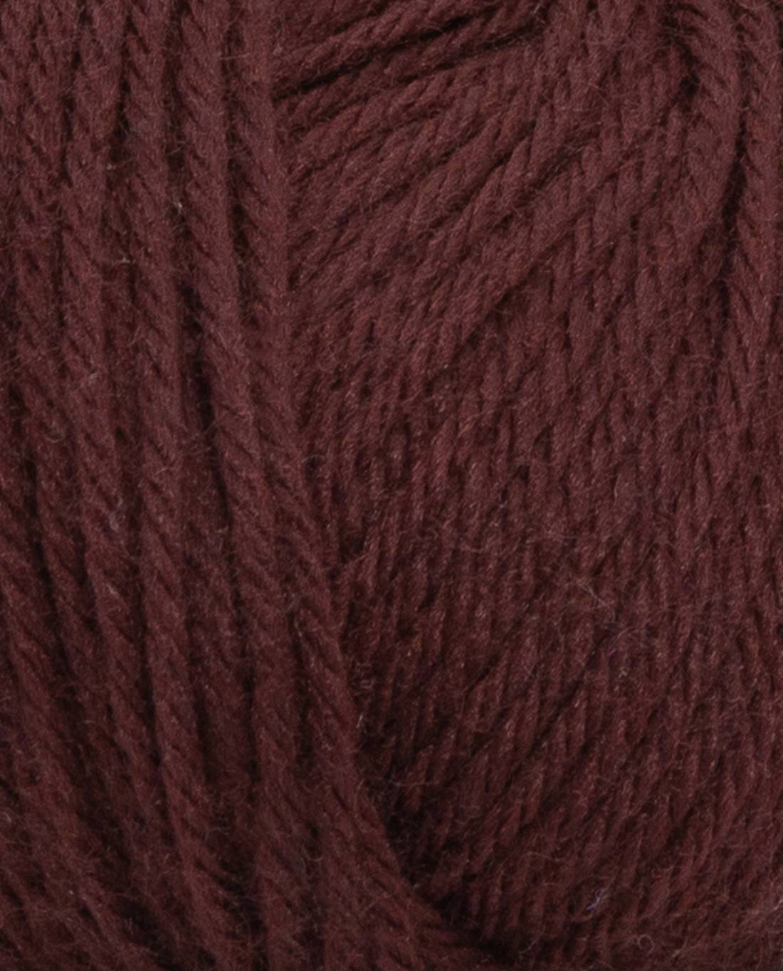 Phildar Phil Caresse 2345 Auburn Brown - close-up van het garen