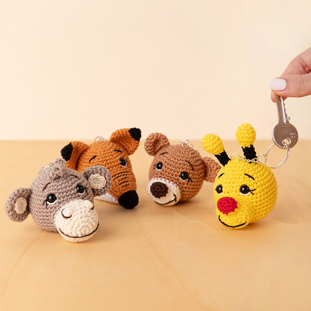 Sleutelhanger Set 4 - Sandra Bekx Haakpakket