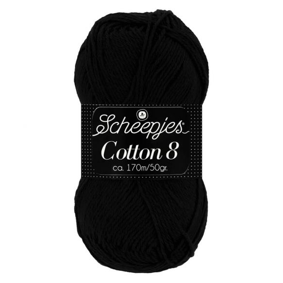 Scheepjes Cotton 8 515 Black