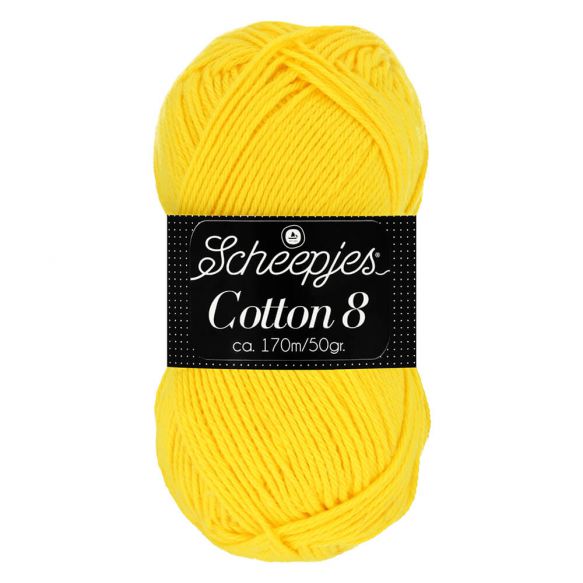 Scheepjes Cotton 8 551 Canary Yellow