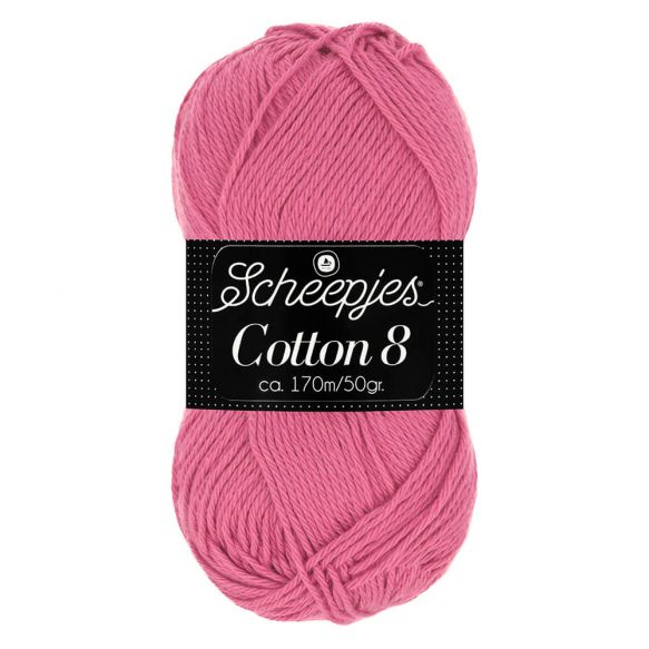 Scheepjes Cotton 8 653 Dark Pink