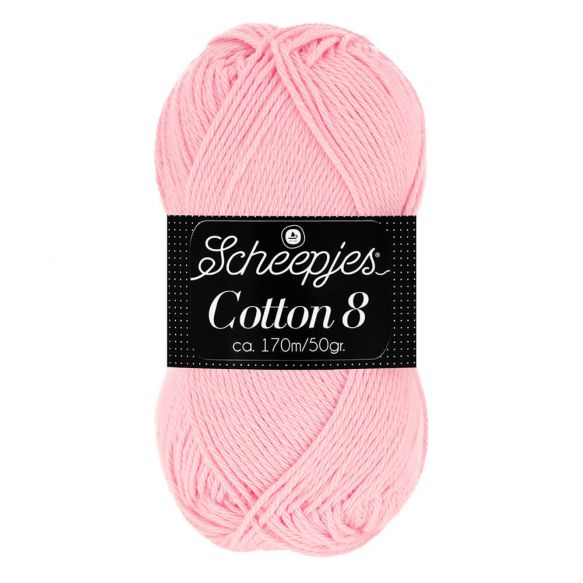 Scheepjes Cotton 8 654 Light Pink