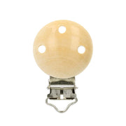 Opry houten speenklem Naturel 45x28mm
