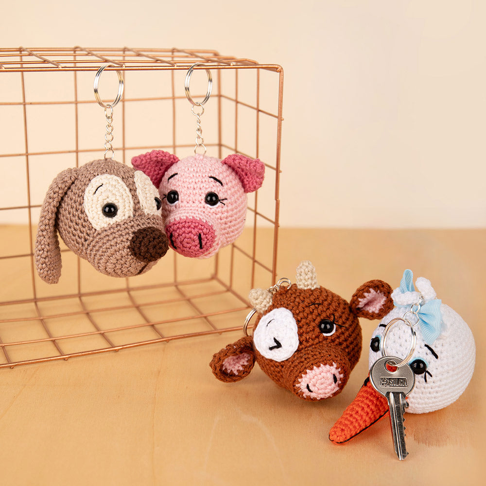 Sleutelhanger Set 1 - Sandra Bekx Haakpakket