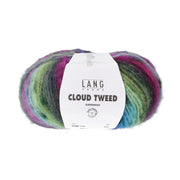 Lang Yarns Cloud Tweed 006 Lila/Groen