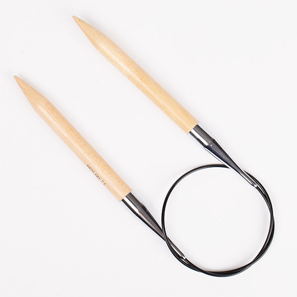 Drops Basic Rondbreinaalden Hout 80 cm 12 mm