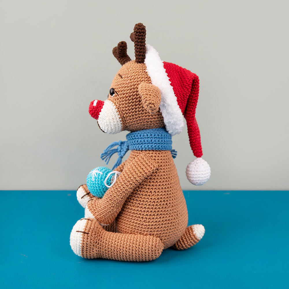 Kerstknuffel Robbie Must-have Haakpakket - Inclusief Patroon 3