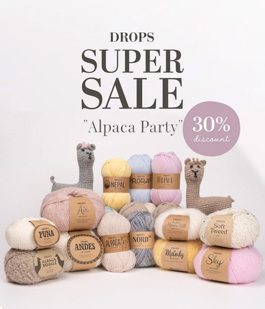 Drops SUPER Sale oktober DROPS Alpaca Party