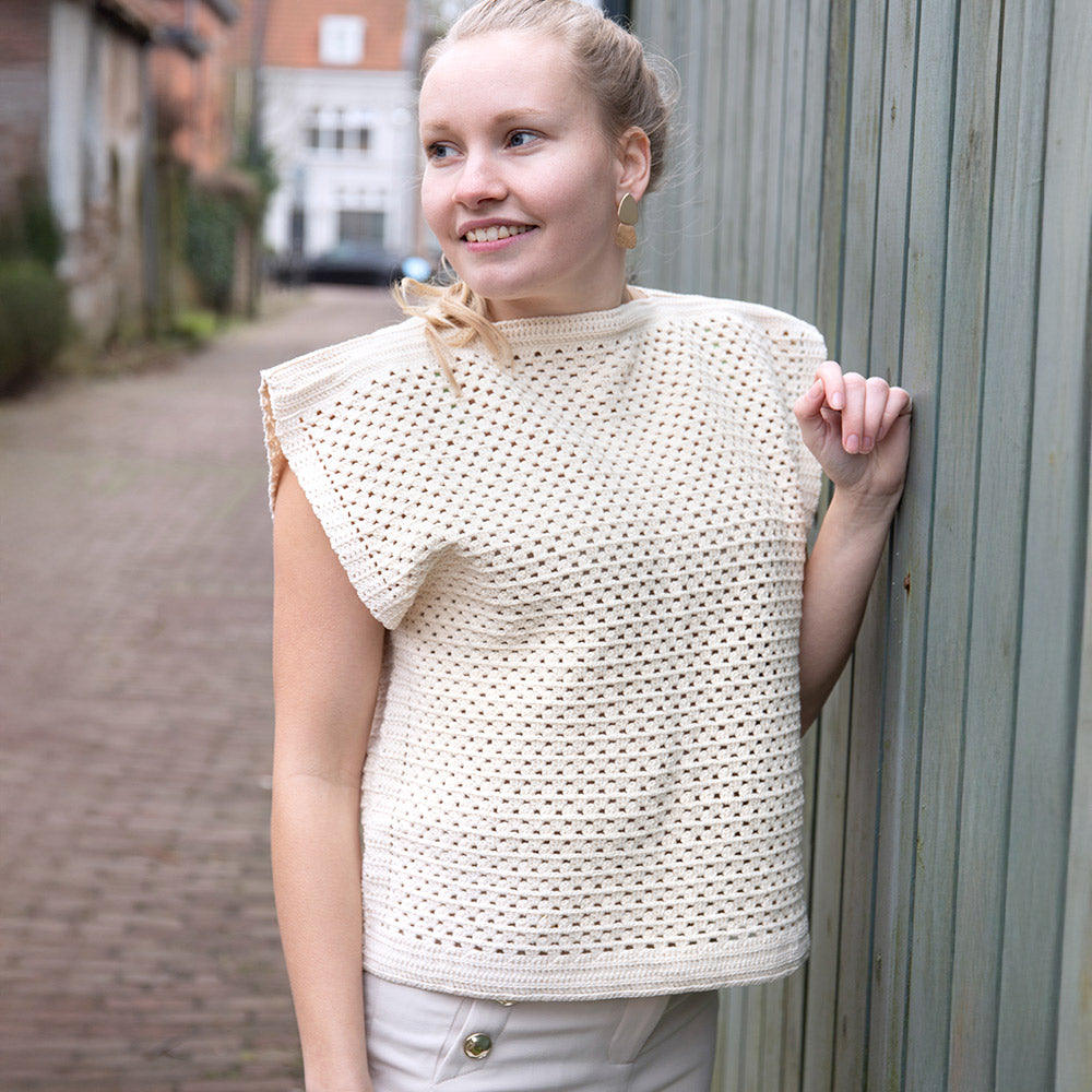 Granny Stripe Voorjaarstop Haakpakket-2