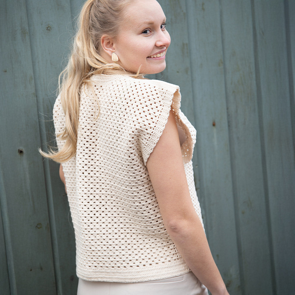 Granny Stripe Voorjaarstop Haakpakket back