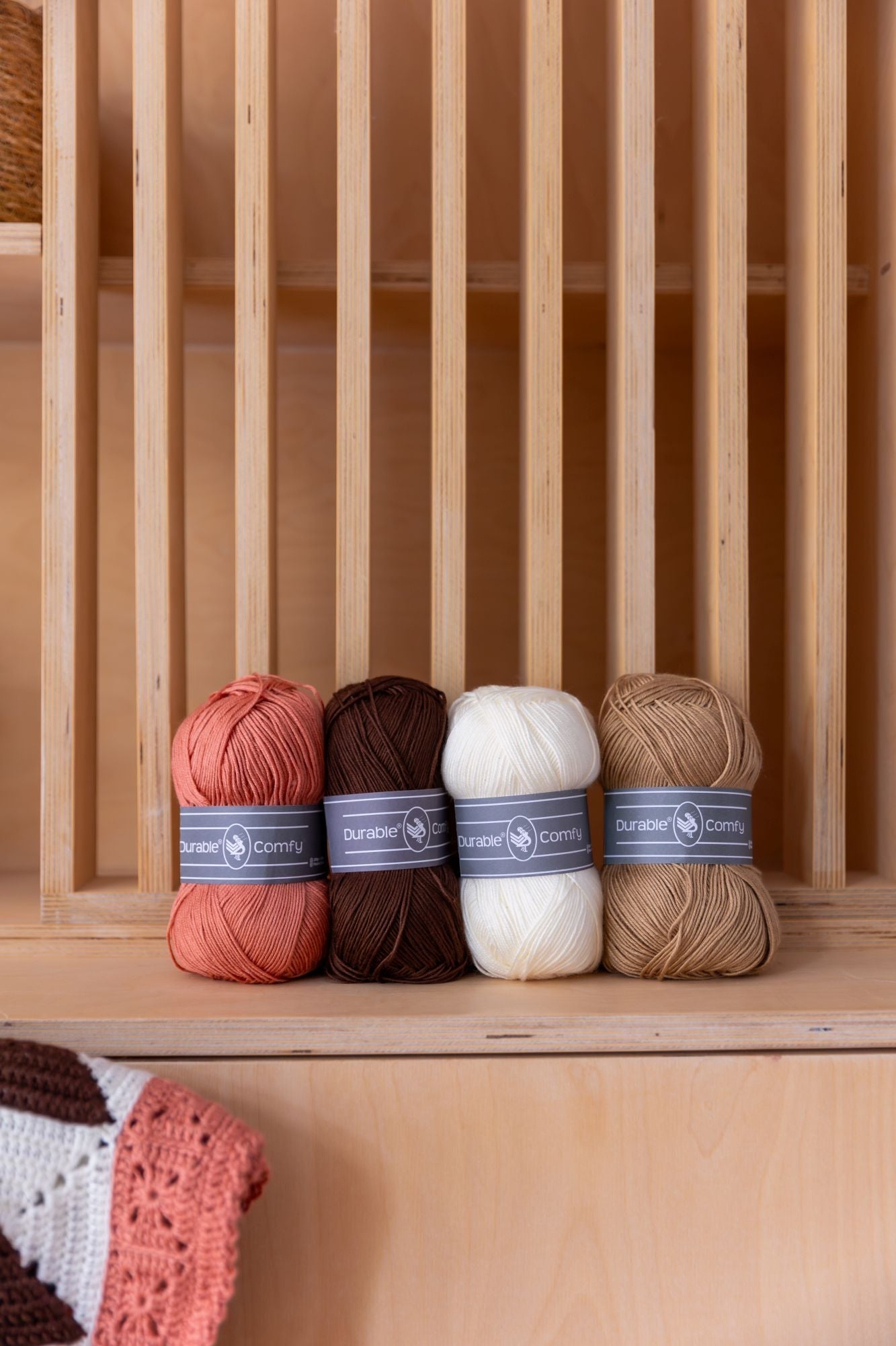 Haakplein CAL 2026 Perfectly Imperfect - The Gentle One - Durable Comfy garenkleuren voor het pakket