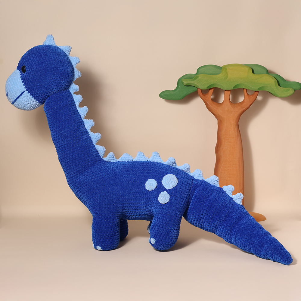 YarnZoo – Huggy, der Kuschelsaurier: Häkelpaket