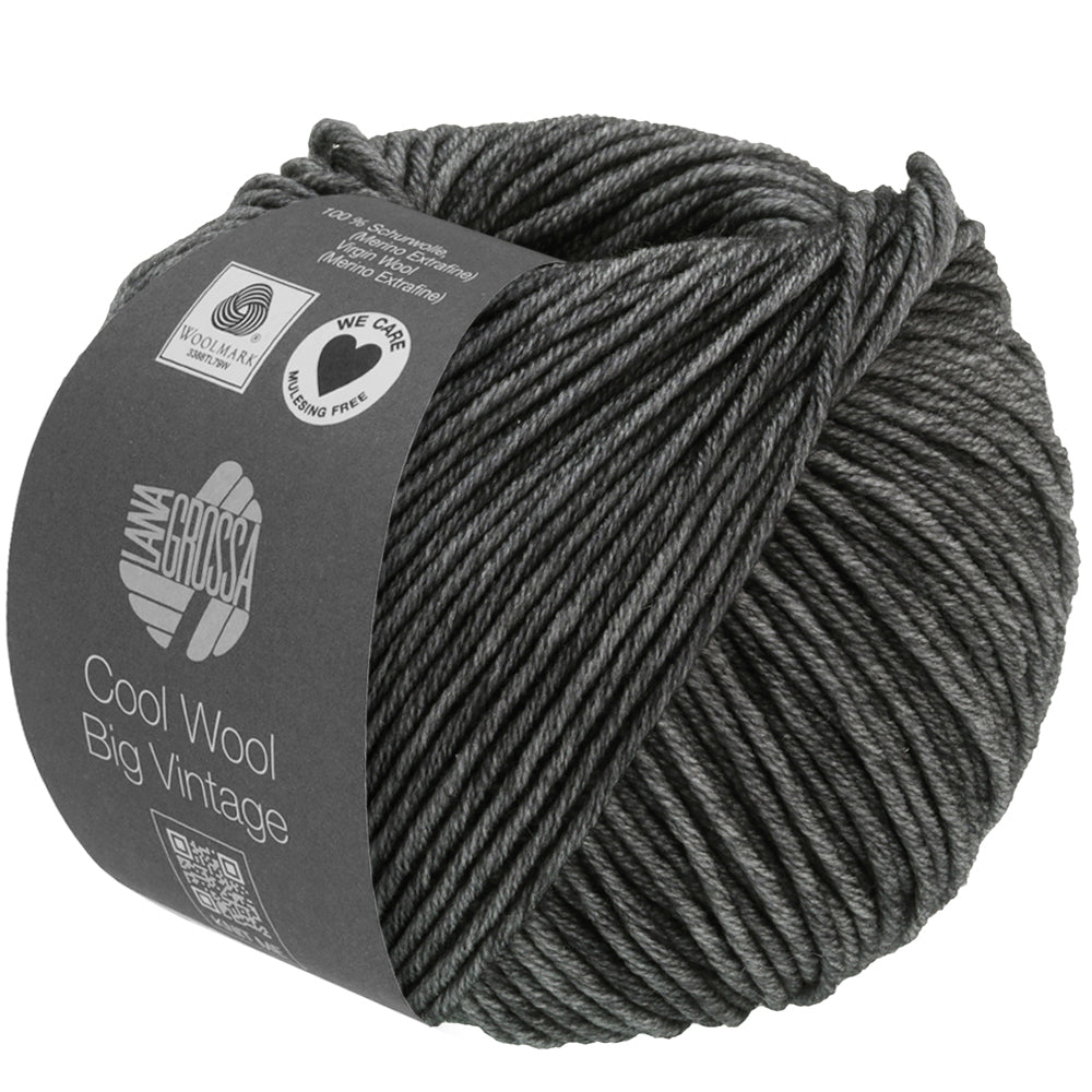 Lana Grossa Cool Wool Big Vintage 7170 Antraciet