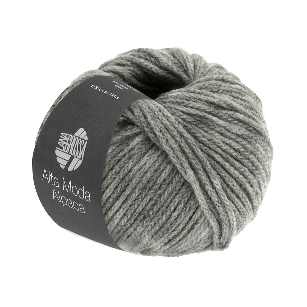 Lana Grossa Alta Moda Alpaca 0012 Lichtgrijs Gemêleerd
