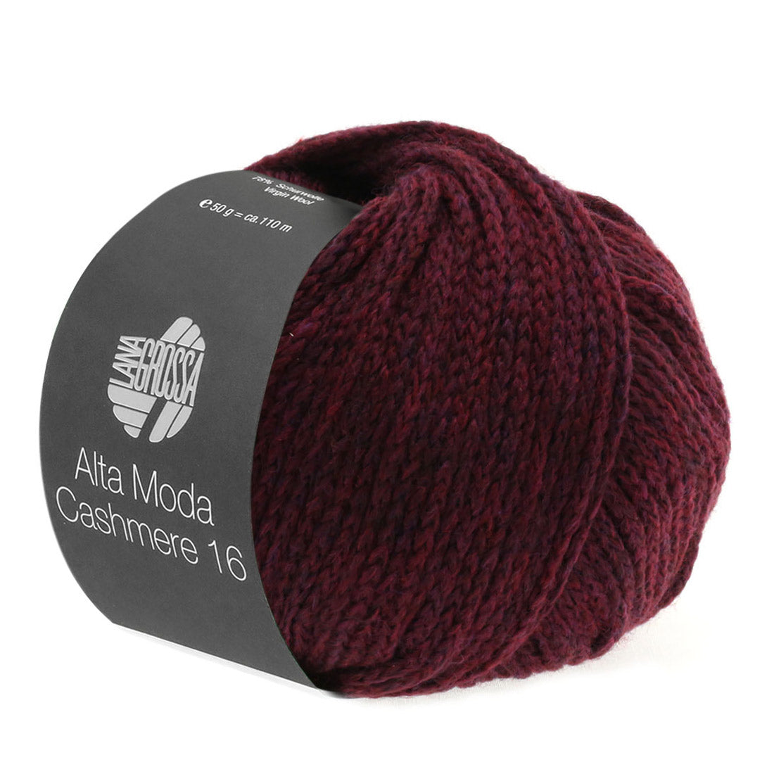 Lana Grossa Alta Moda Cashmere 16 027 Bordeaux bol garen - 027 Bordeaux