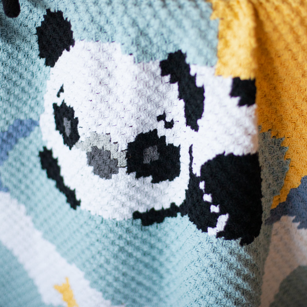 Babydeken Panda Haakpakket (2)
