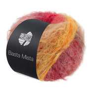 Lana Grossa Basta Mista 124 Grijsbruin/Camel/Saffraangeel/Oranje/Grijs-/Donkerrood/Rood - bol garen in Grijsbruin/Camel/Saffraangeel/Oranje/Grijs-/Donkerrood/Rood