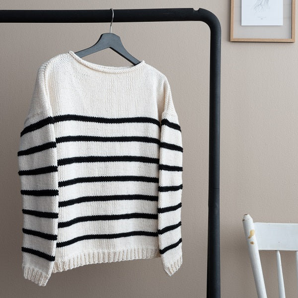 Breipatroon Yarn and Colors Striped Jumper (2)