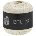 Lana Grossa Brillino 032 Creme/Silber