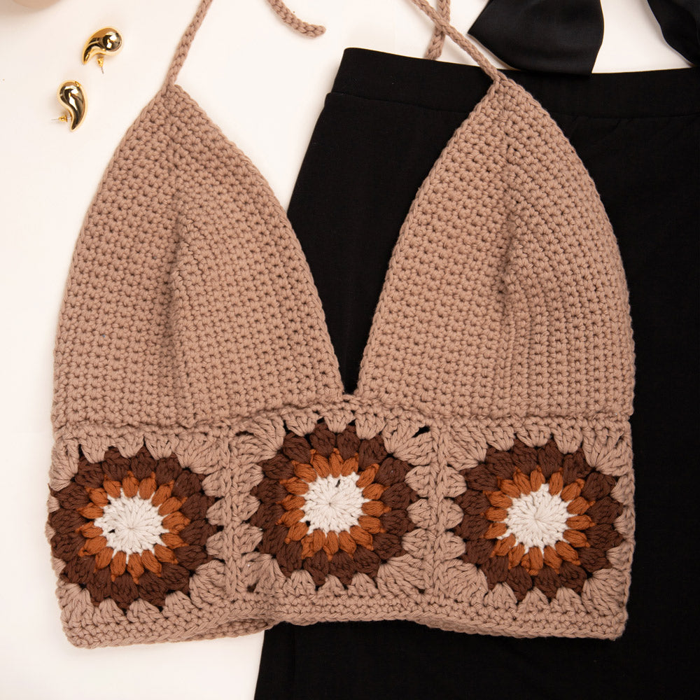 Finishing Stitches - Flower Top Haak- en Garenpakket 11