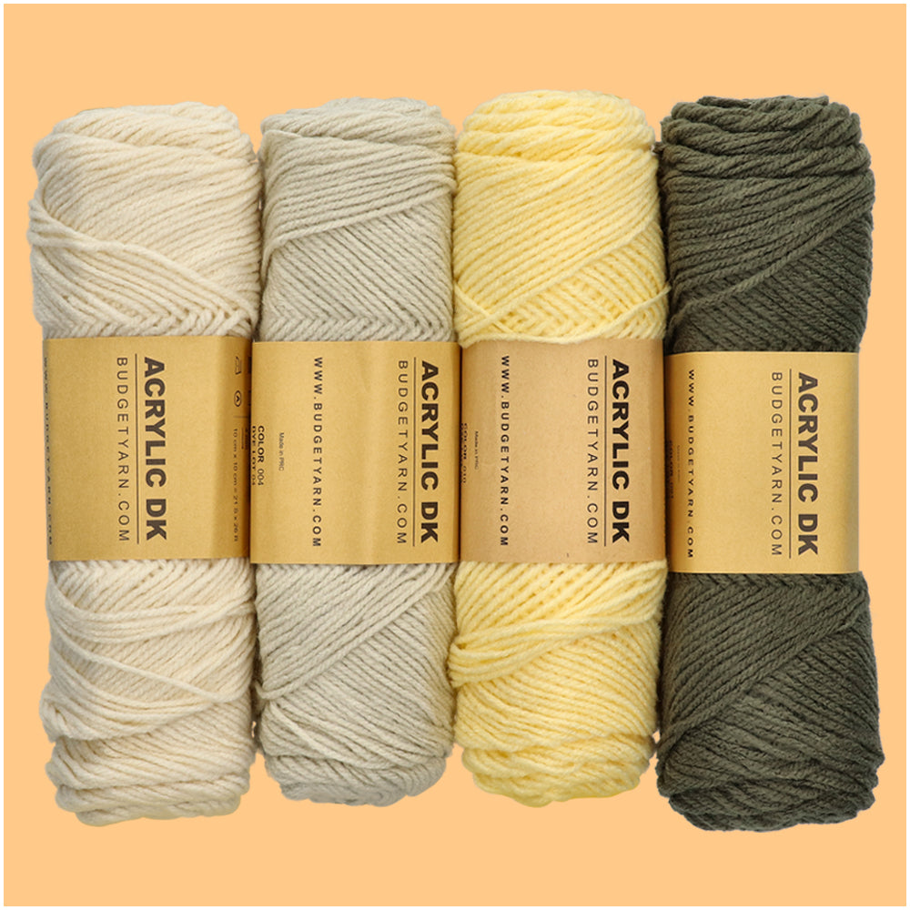 Budgetyarn Acrylic DK 003 Ecru (4)