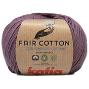 Katia Fair Cotton 039 Donker mauvé
