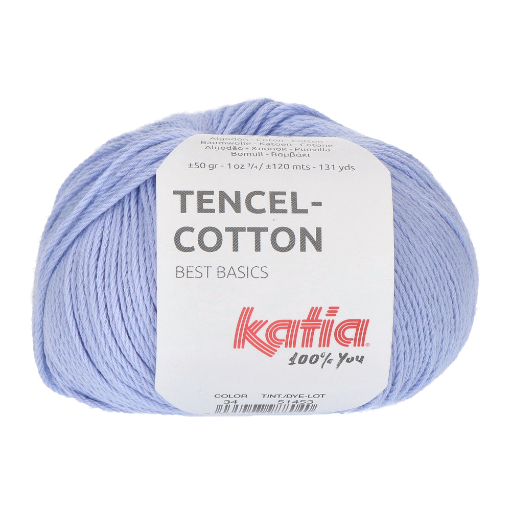 Katia Tencel-Cotton 034 Zeer licht lila