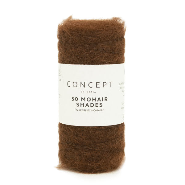 Katia 50 Mohair Shades 014 Kastanje bruin