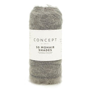 Katia 50 Mohair Shades 004 Medium grijs