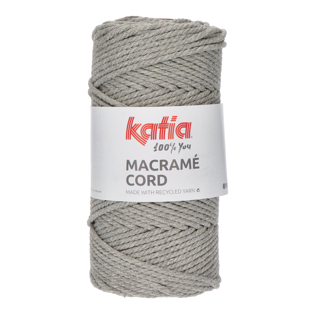 Katia Macramé Cord 102 Licht grijs