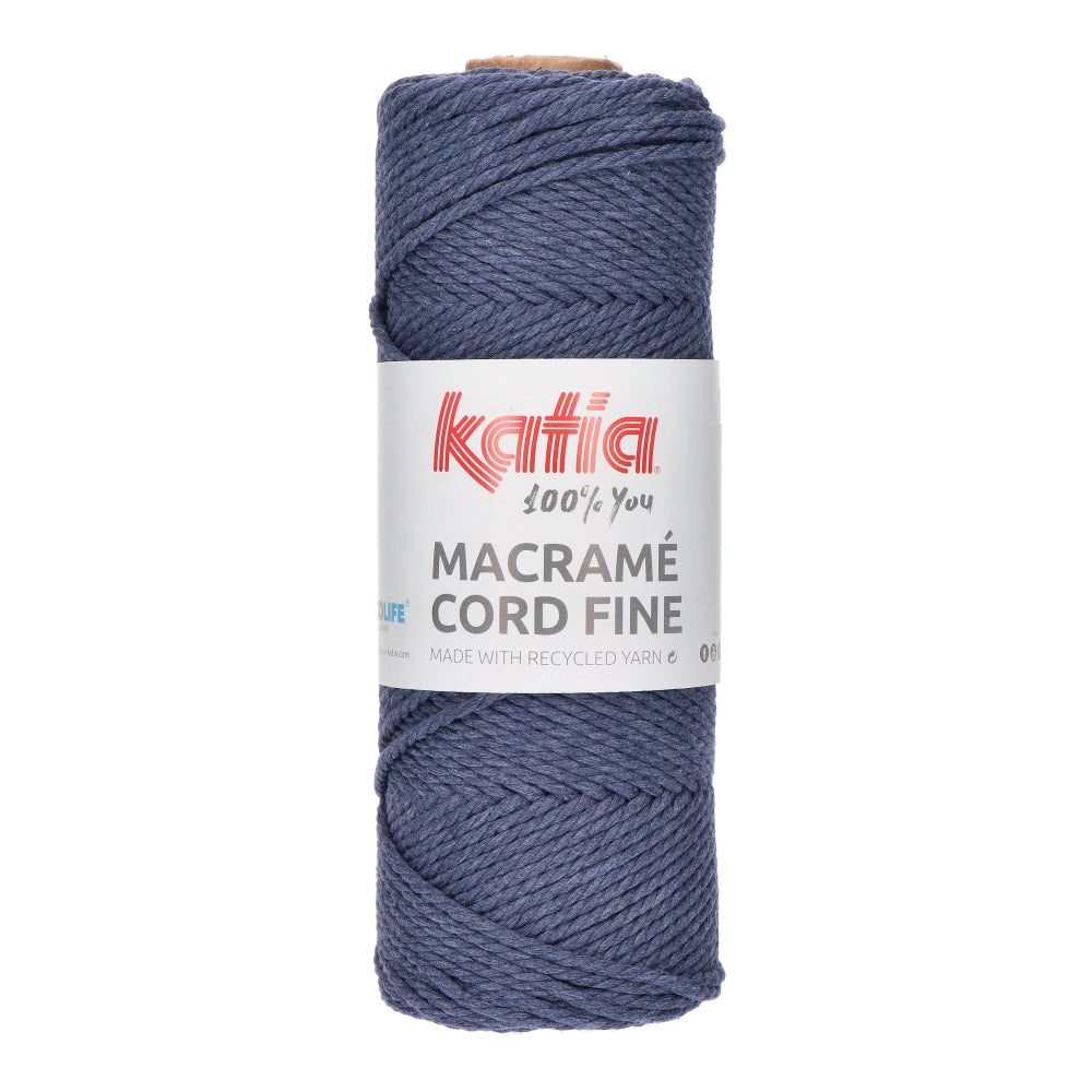 Katia Macramé Cord Fine 203 Jeans