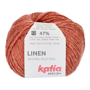 Katia Linen 018 Roest bruin