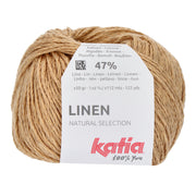 Katia Linen 022 Zand Geel
