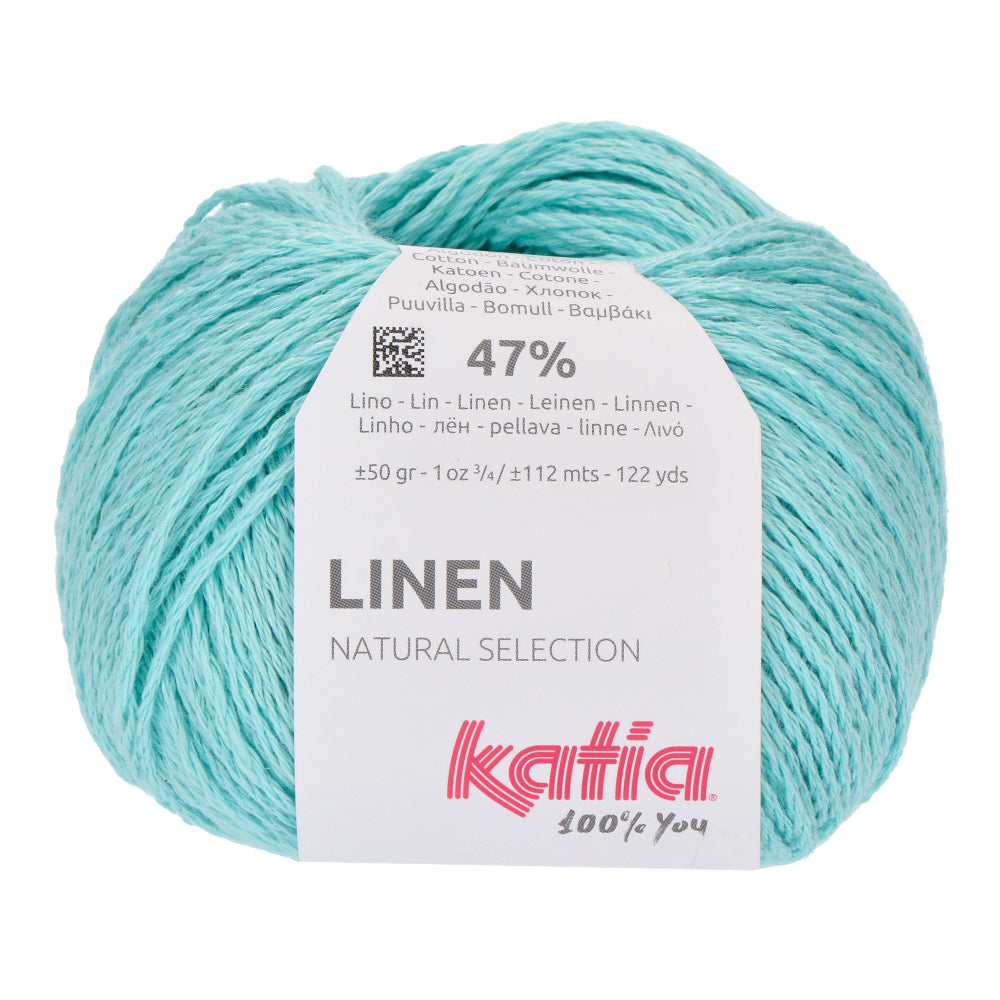 Katia Linen 027 Turquoise Blue