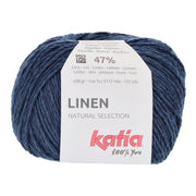 Katia Linen 005 Donker blauw