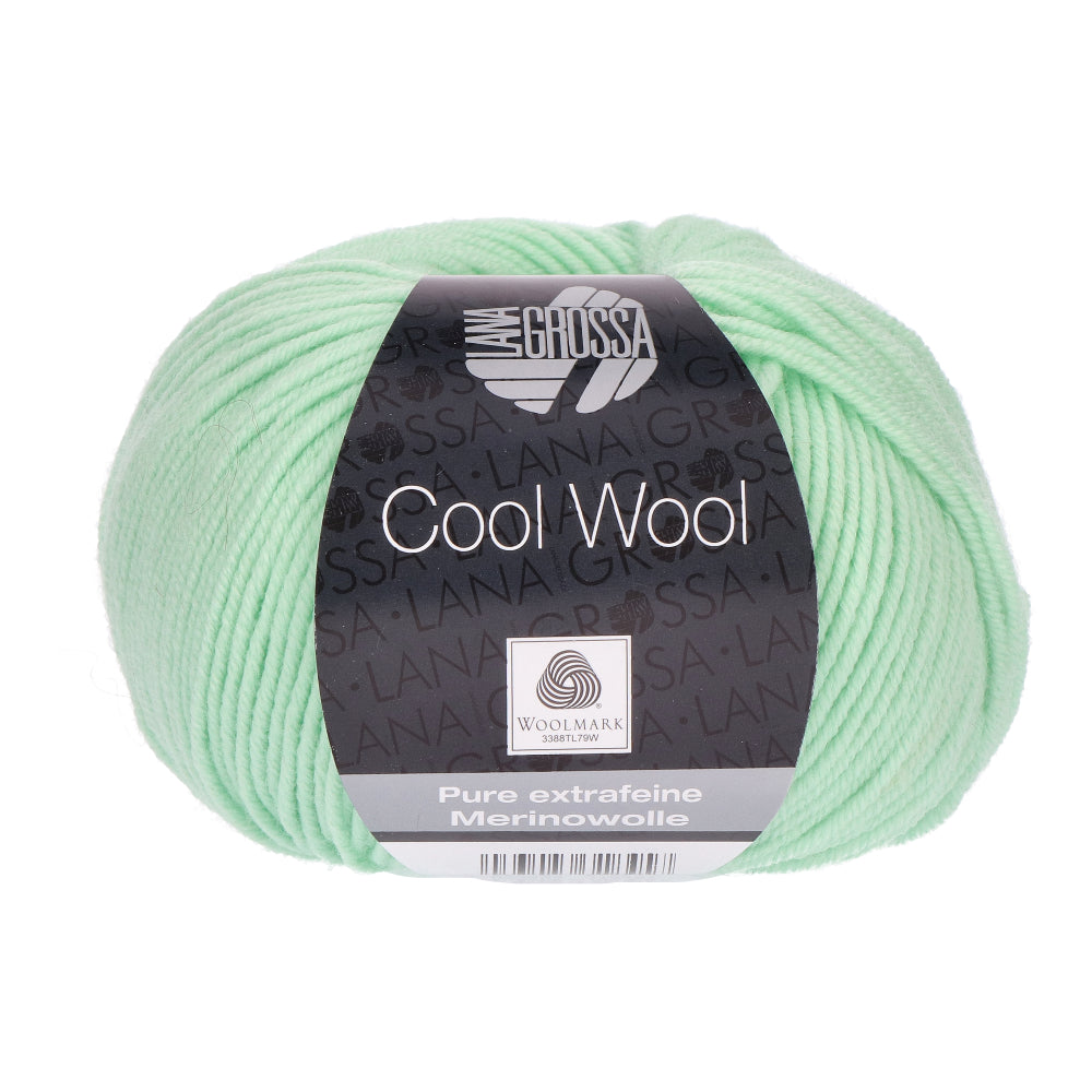 Lana Grossa Cool Wool 2087 Wit Groen
