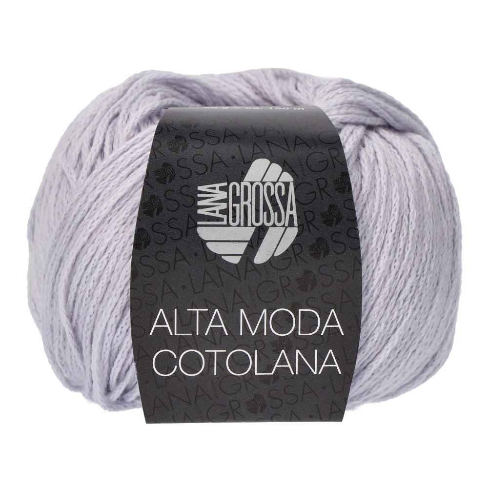Lana Grossa Alta Moda Cotolana 030 Grijs Paars