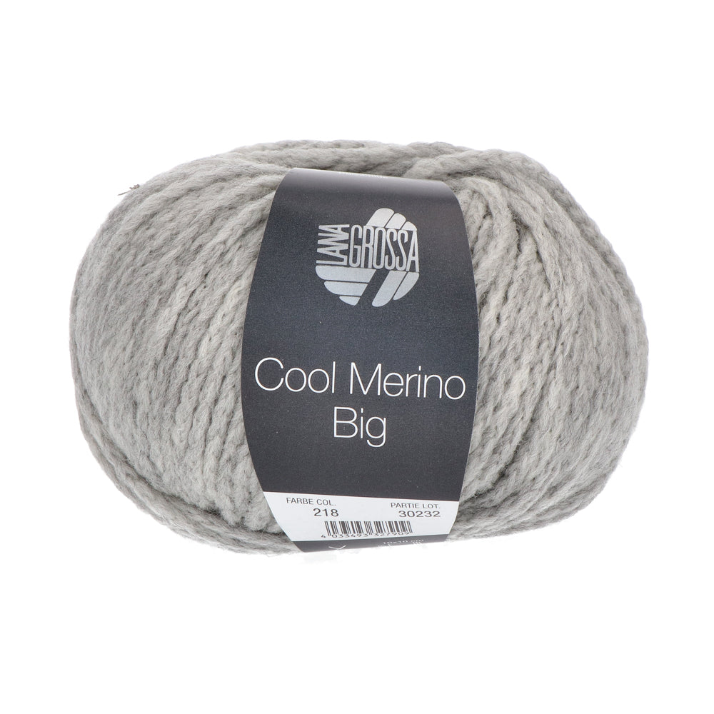 Lana Grossa Cool Merino Big 218 Lichtgrijs