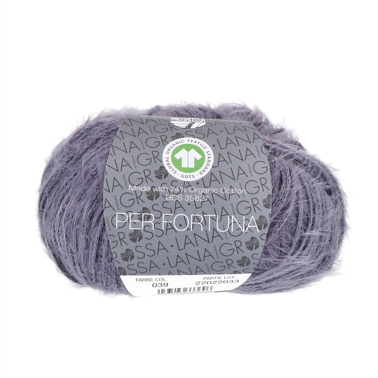 Lana Grossa Per Fortuna 039 Gray purple