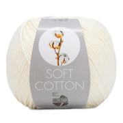 Lana Grossa Soft Cotton 002 Ecru