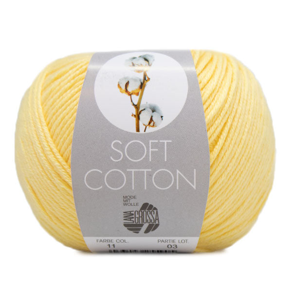 Lana Grossa Soft Cotton 011 Yellow