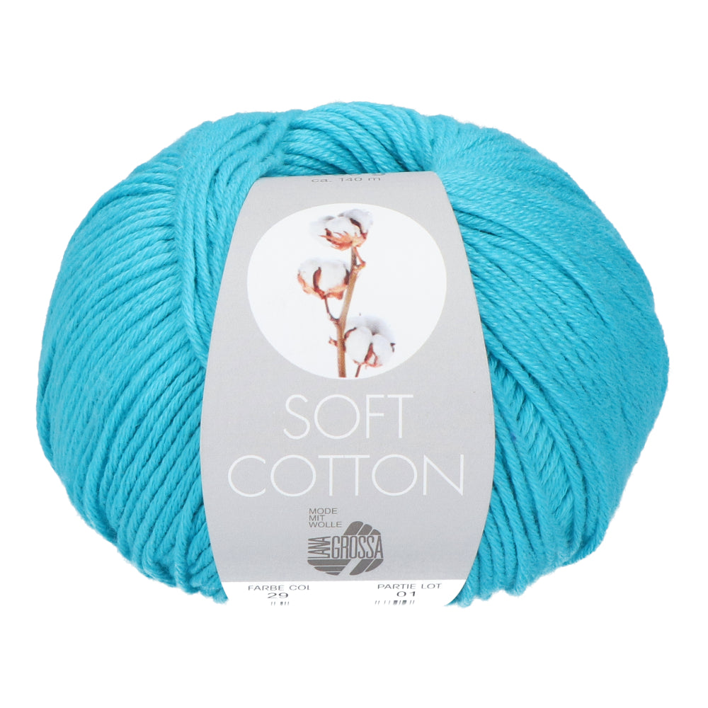 Lana Grossa Soft Cotton 029 Turquoise