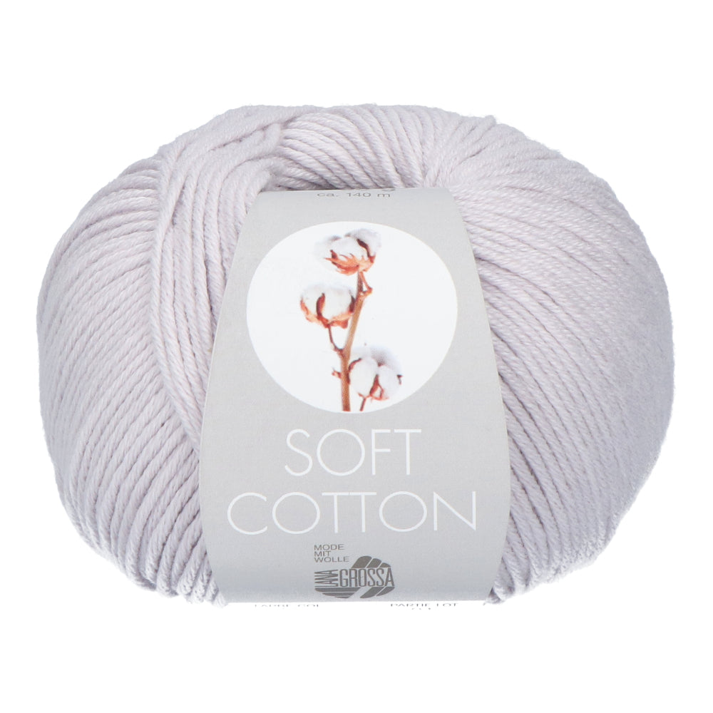 Lana Grossa Soft Cotton 032 Silver Gray